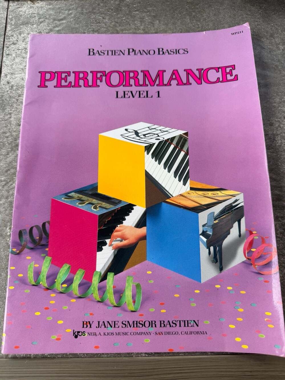 Bastien Piano Basics Performance Level 1 WP211 by Jane Smisor Bastien